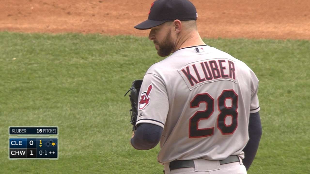 Runs scarce, but Kluber takes responsibility