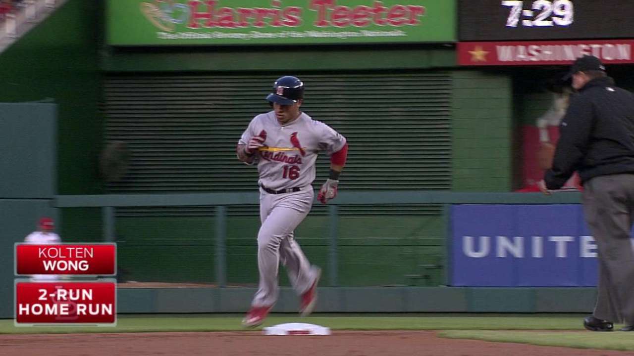 Wong's two-run homer