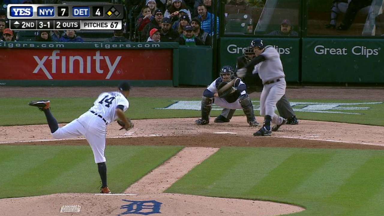 Headley's RBI triple
