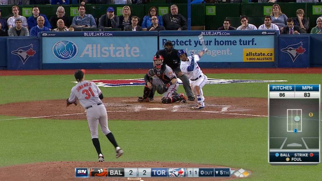 Travis' two-run homer