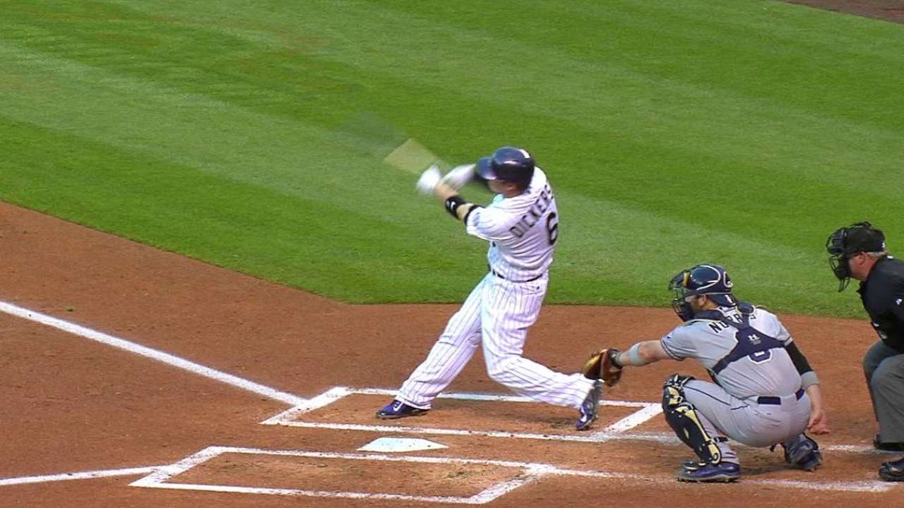 Dickerson's solo home run