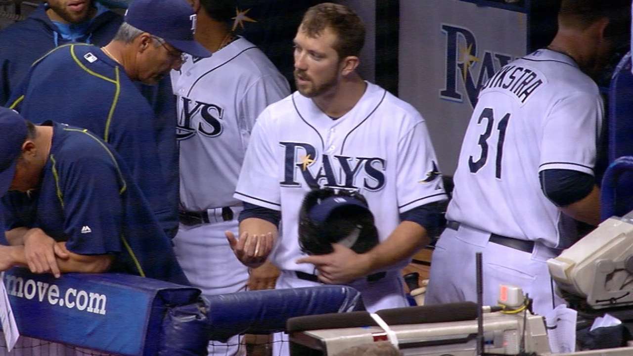 Souza feels better after dealing with forearm cramp