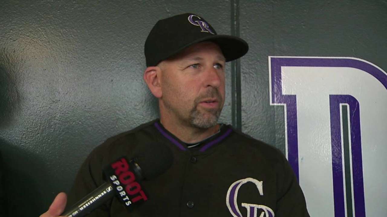 To add arm to 'pen, Rockies option Rosario to Triple-A