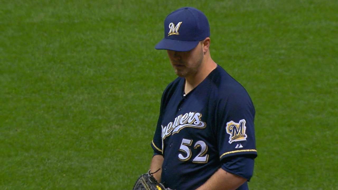 Nelson a singular bright spot during Brewers' slide