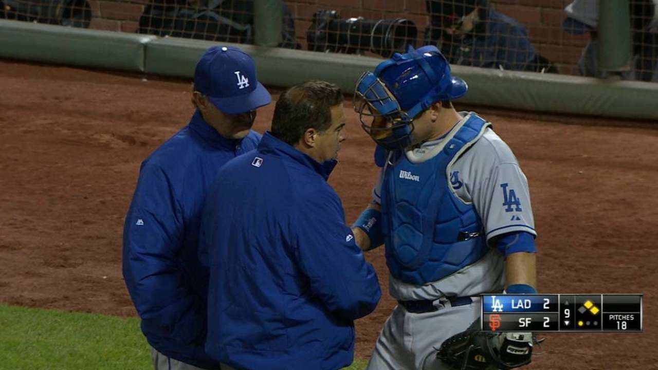 'Direct shot' to hand forces Ellis' exit in ninth