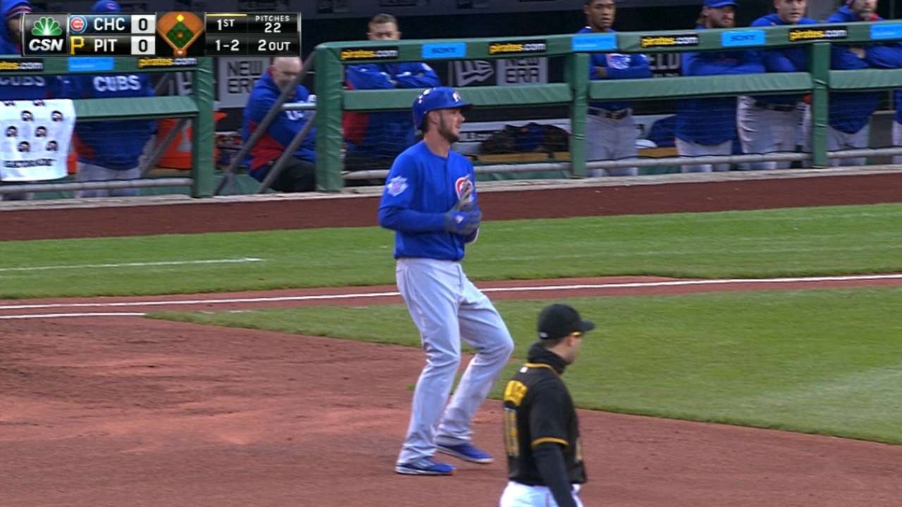 Bryant just misses home run
