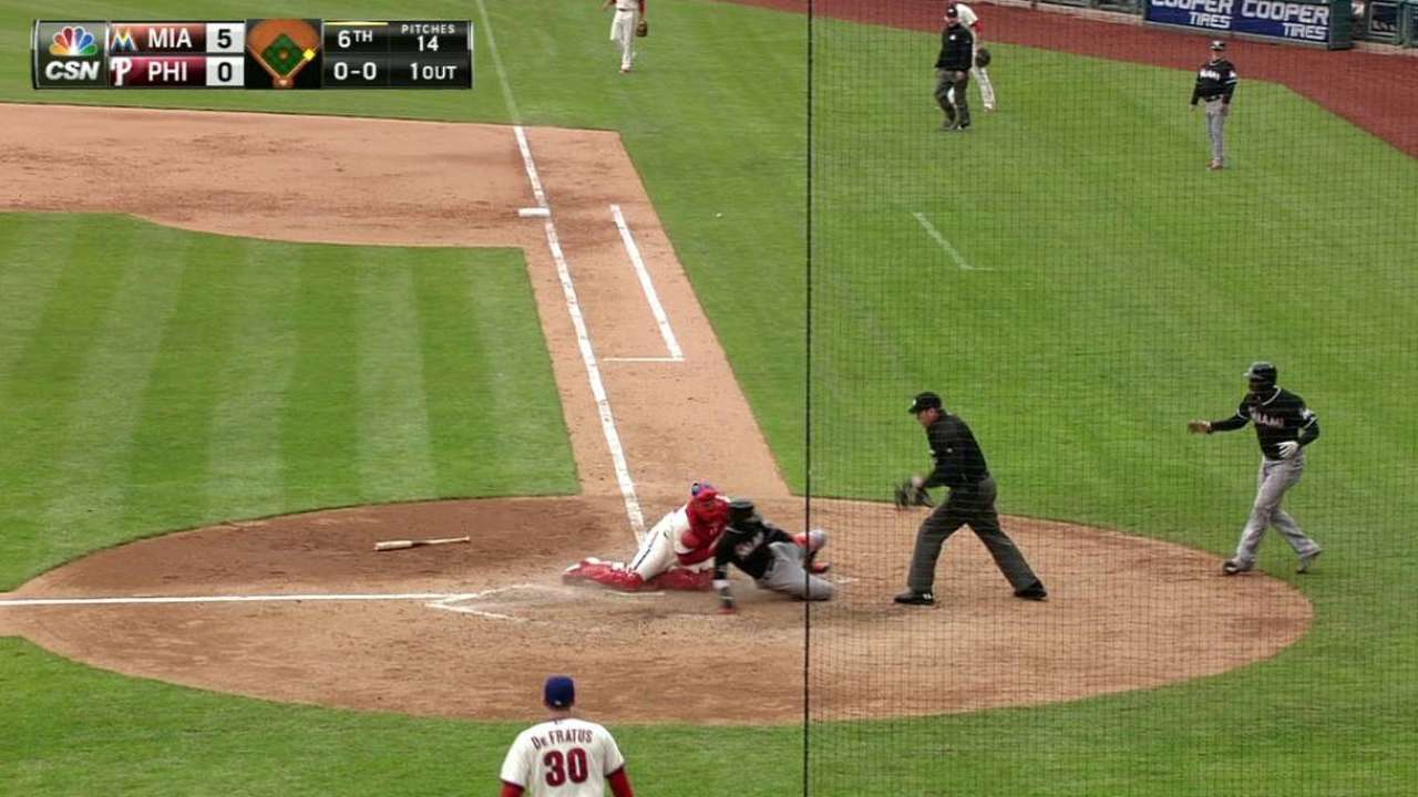 Prado's two-run double