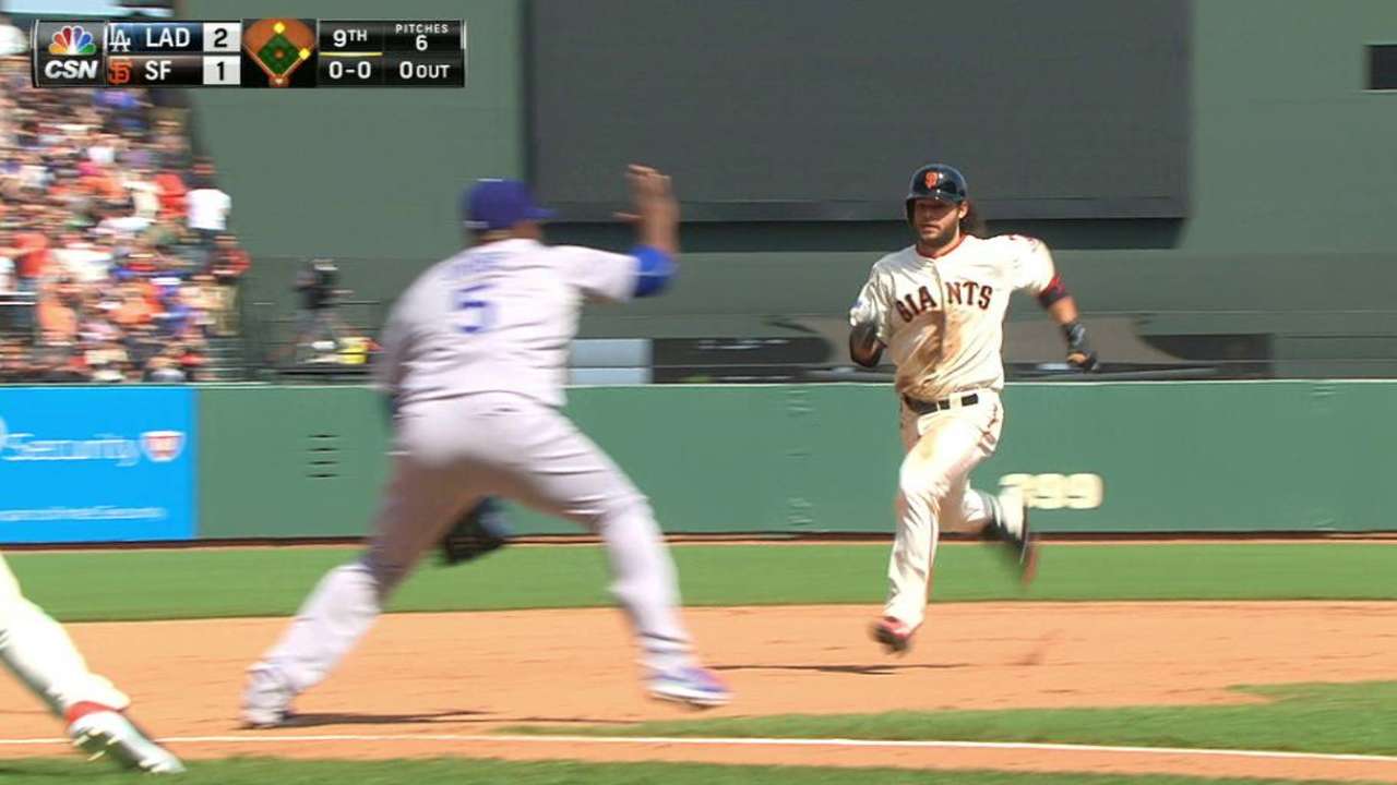 Crawford's RBI triple
