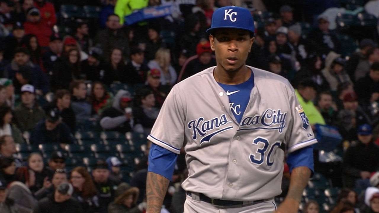 Ventura fans eight White Sox