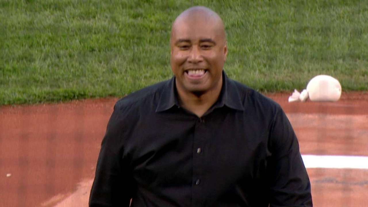 Bernie's first pitch
