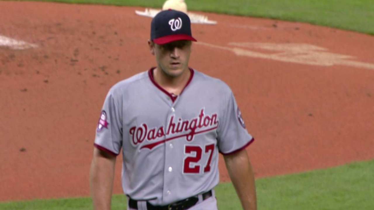 Zimmermann's sharp six-inning stint yields no decision