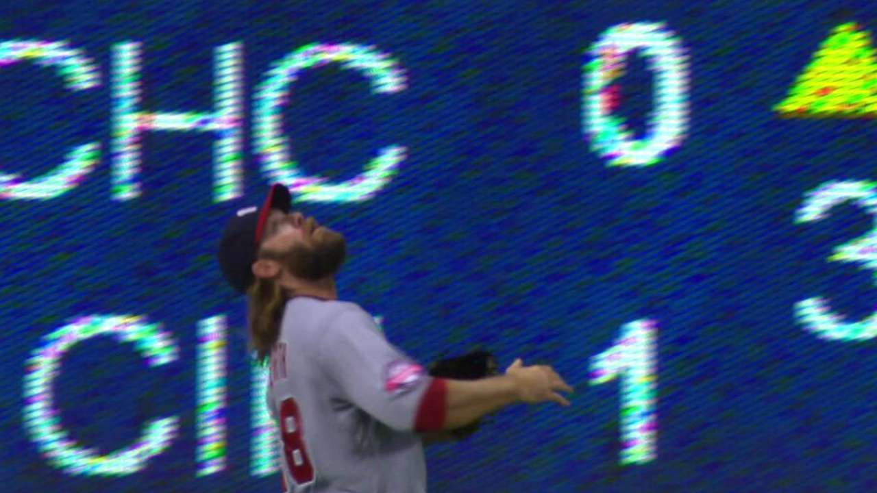 Werth's nice running grab