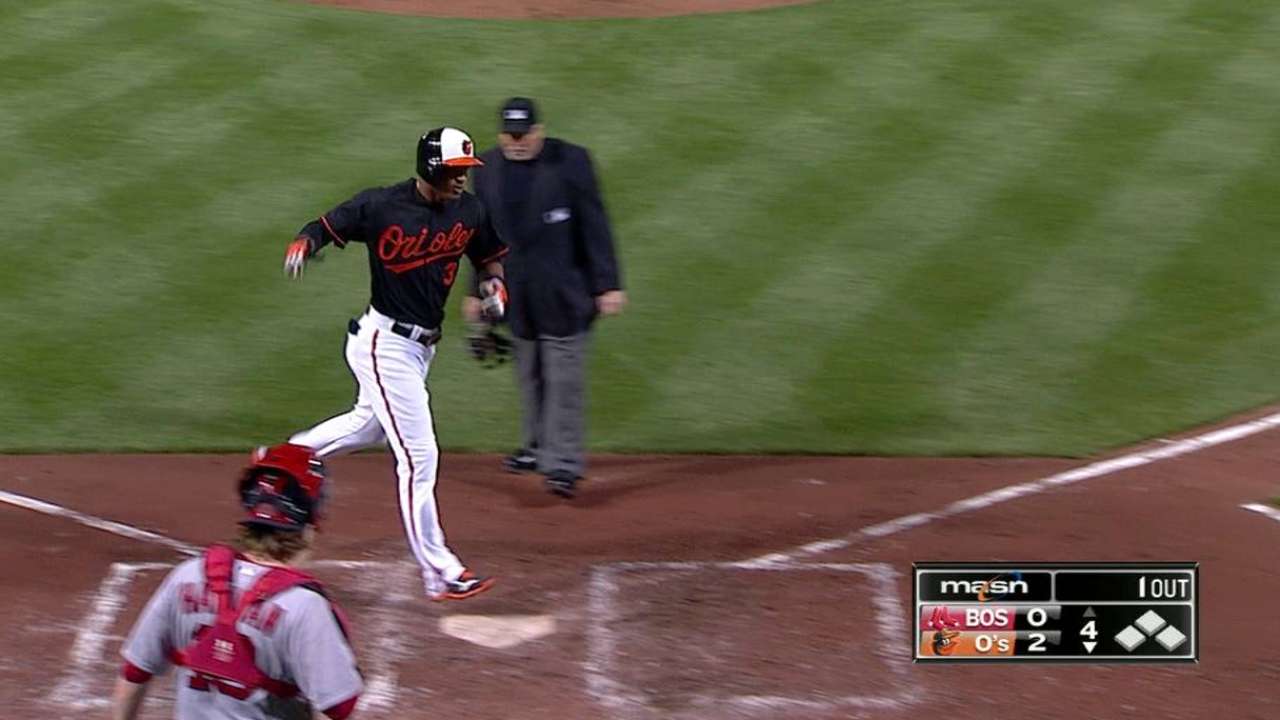 Paredes' two-run homer