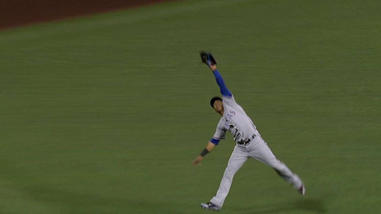 Martin's one-handed leaping grab