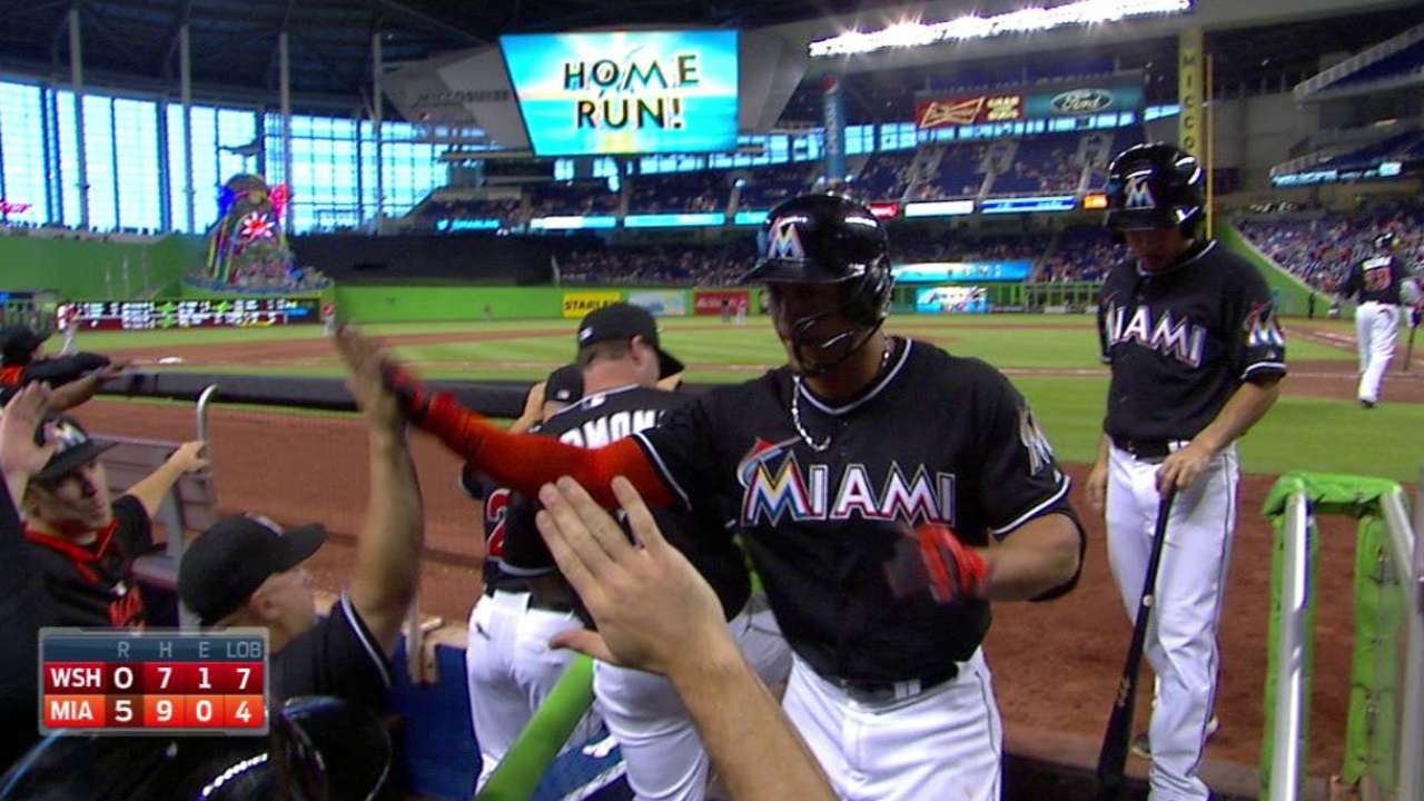 Stanton, Marlins send Nats to fourth straight loss