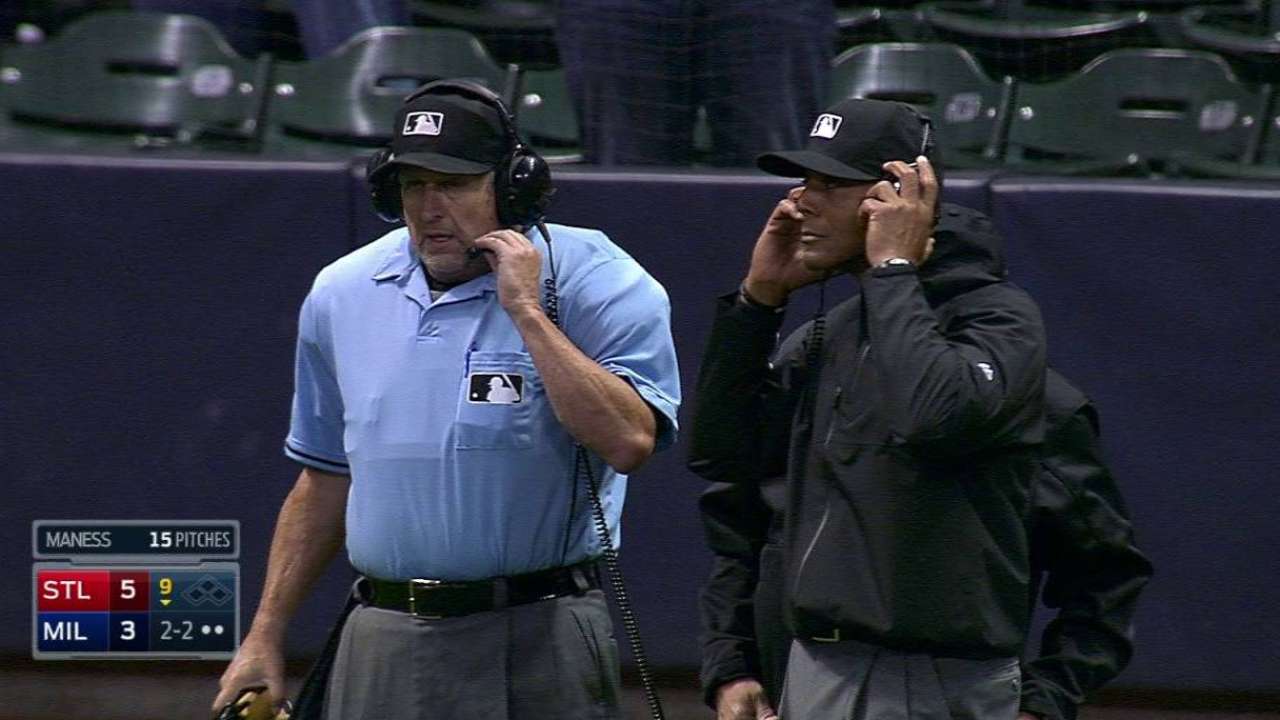 Call confirmed in 9th
