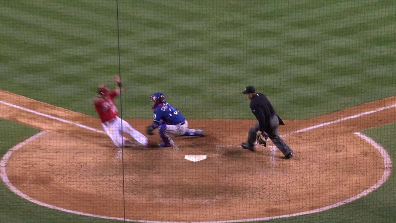 Martin's outfield assist