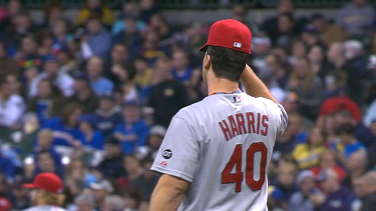 Harris' Major League debut
