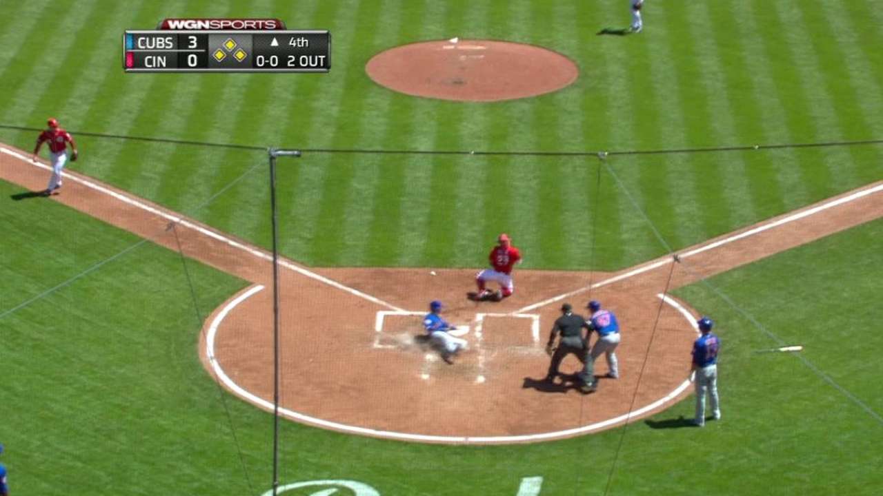 Russell's bases-clearing double