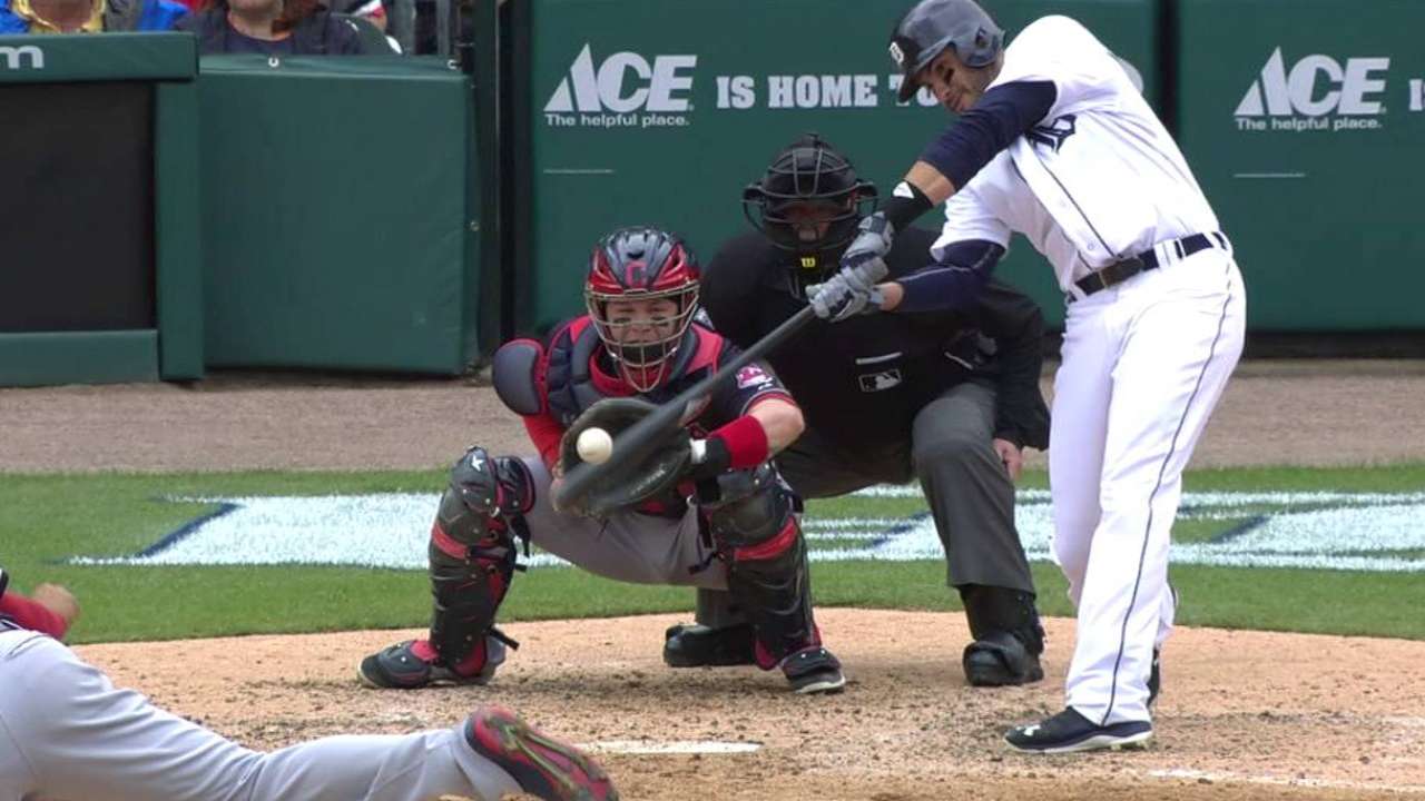 J. Martinez's two-run double