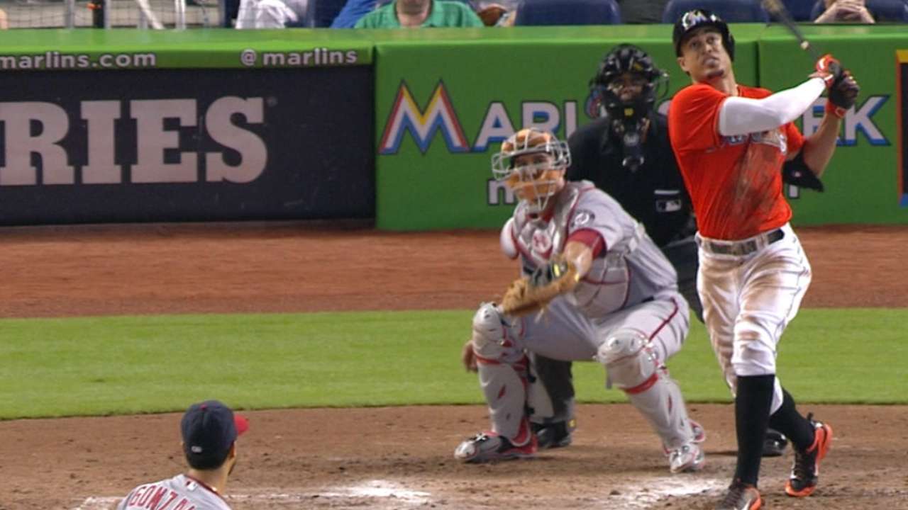 Marlins Park able to contain Stanton's huge triple
