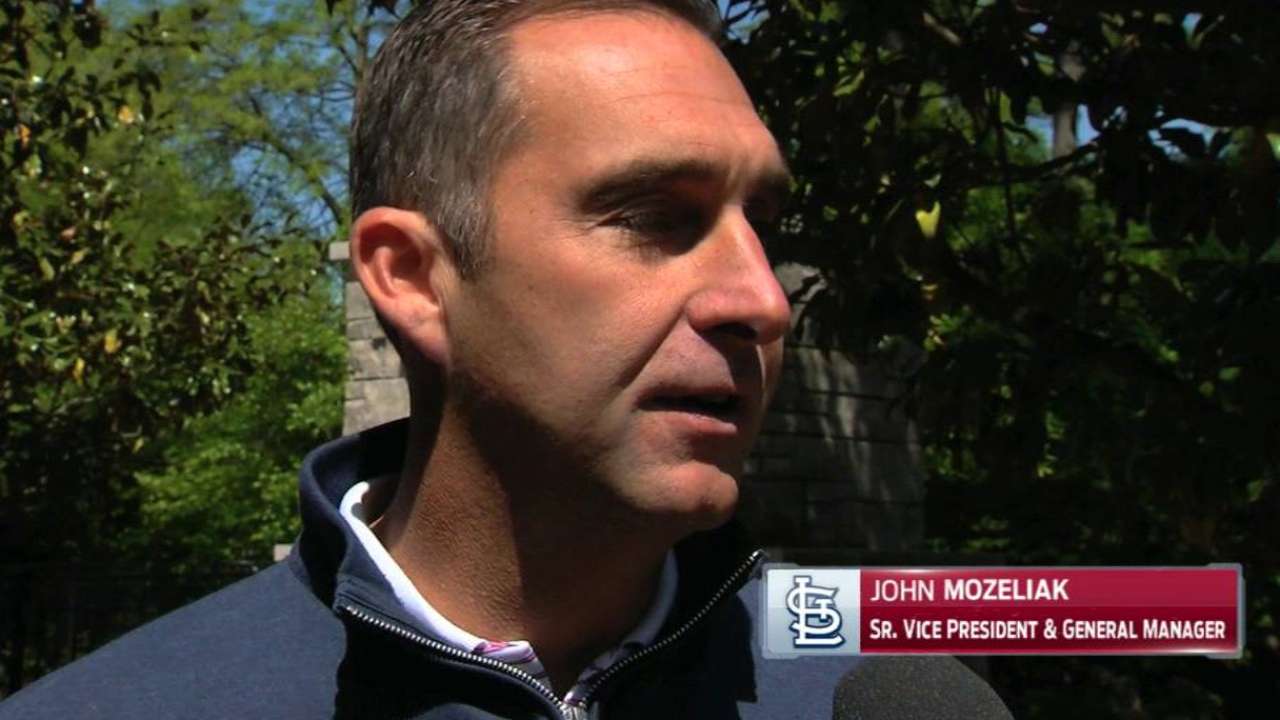 Mozeliak on Wainwright injury