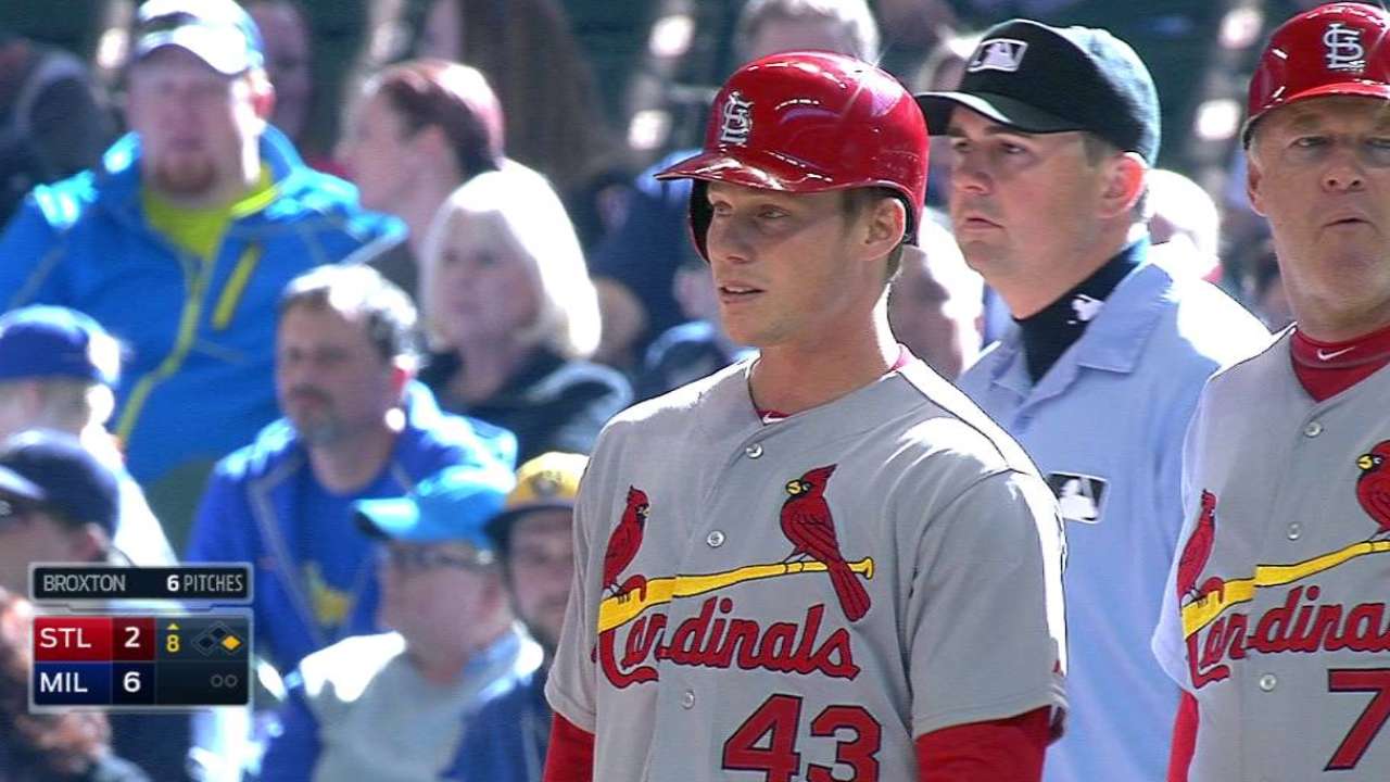 Cards call up Stanley, who gets first big league hit