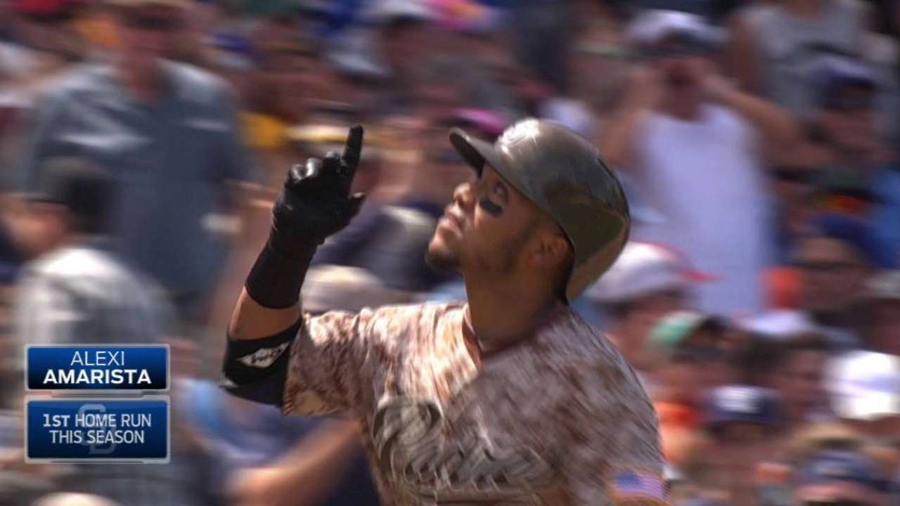 Amarista's solo shot