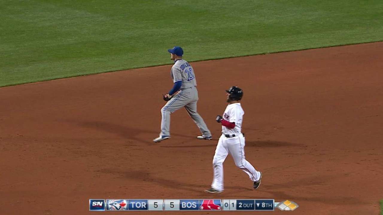 Donaldson robs Nava in the 8th