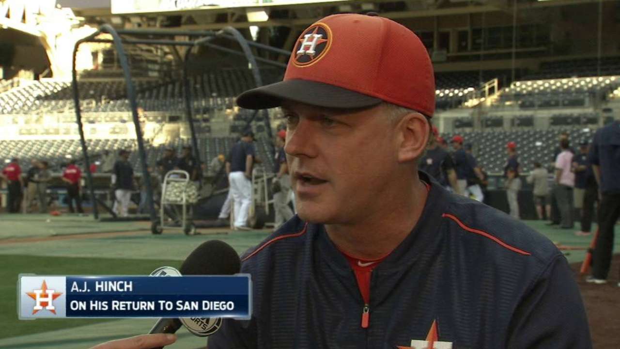 Hinch leads Astros into familiar territory
