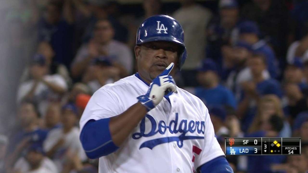 Uribe's RBI single