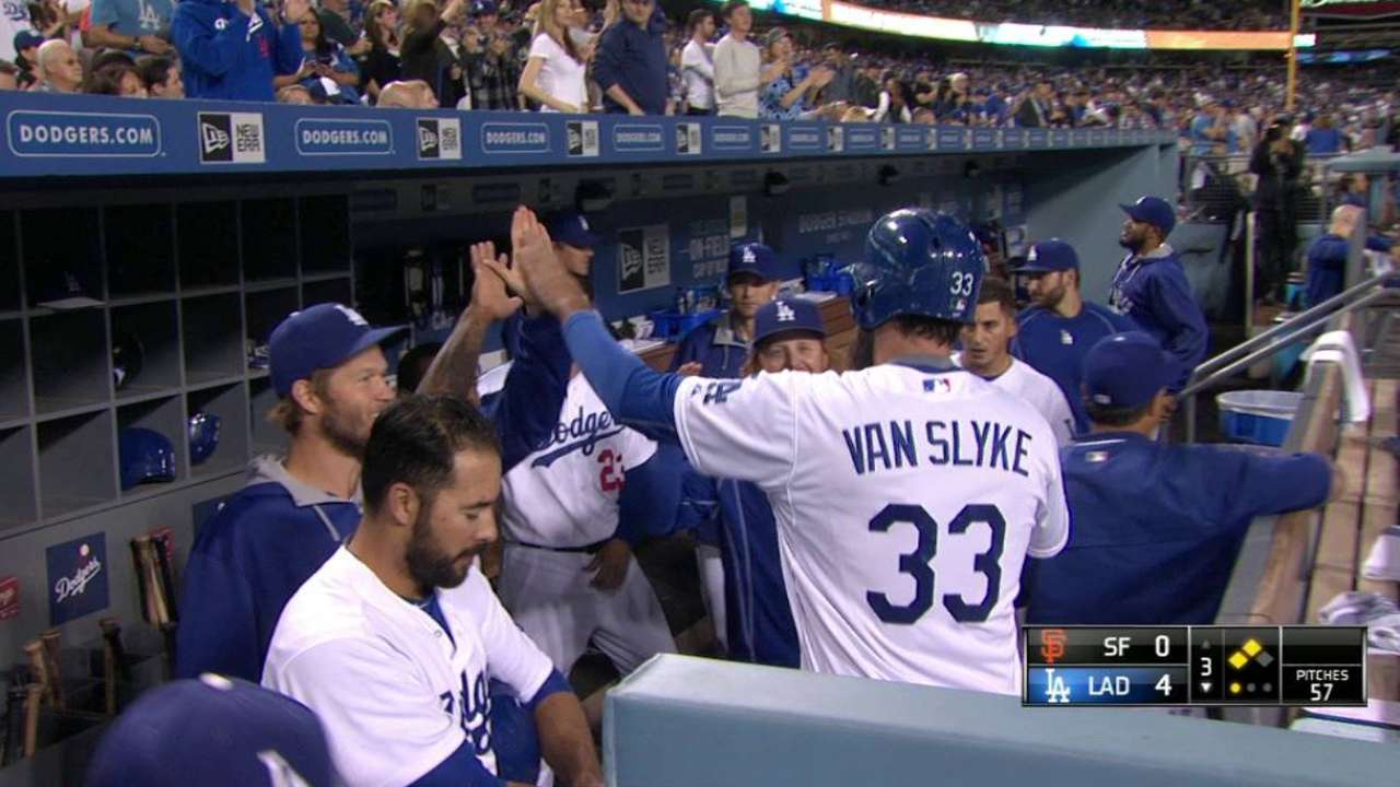 Pederson's run-scoring double