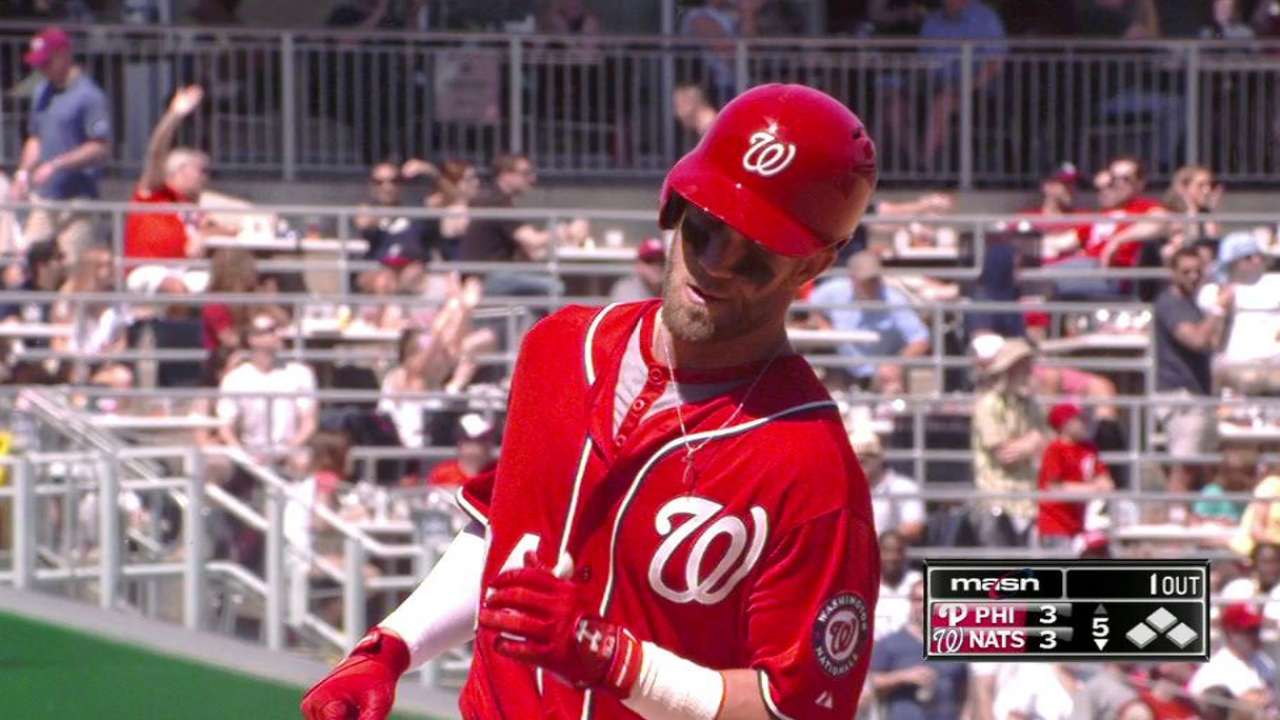 Harper's solo moonshot