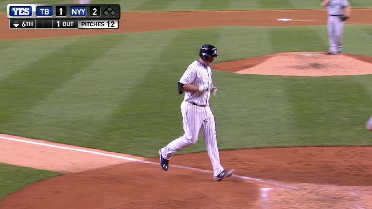 Yankees cool off Rays behind McCann's blast
