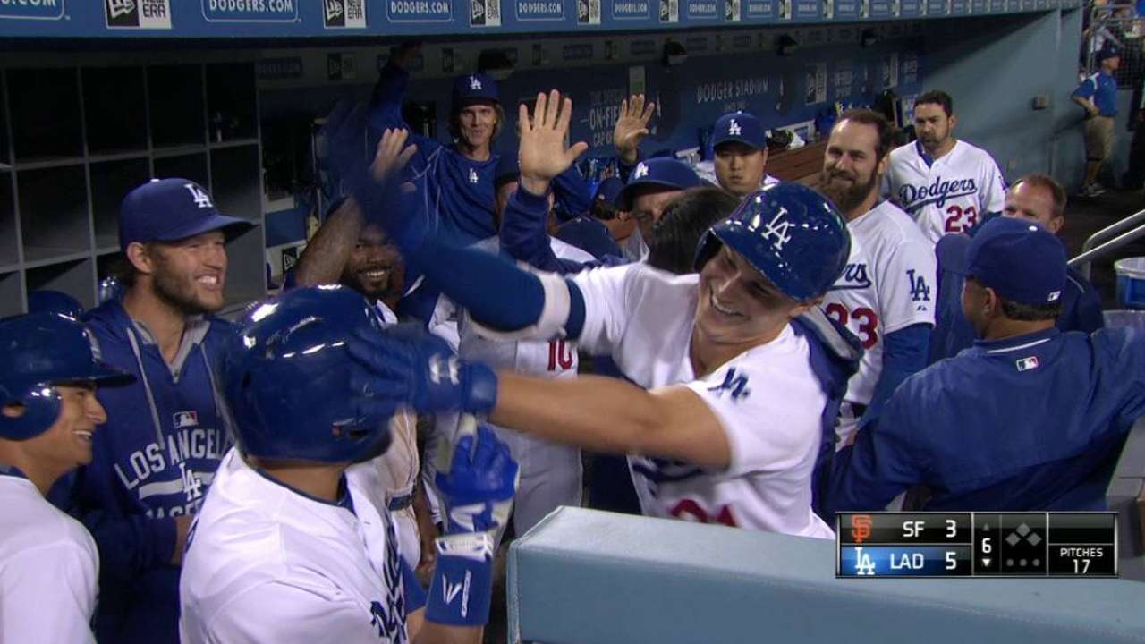 Dodgers keep home mojo working with win vs. Giants