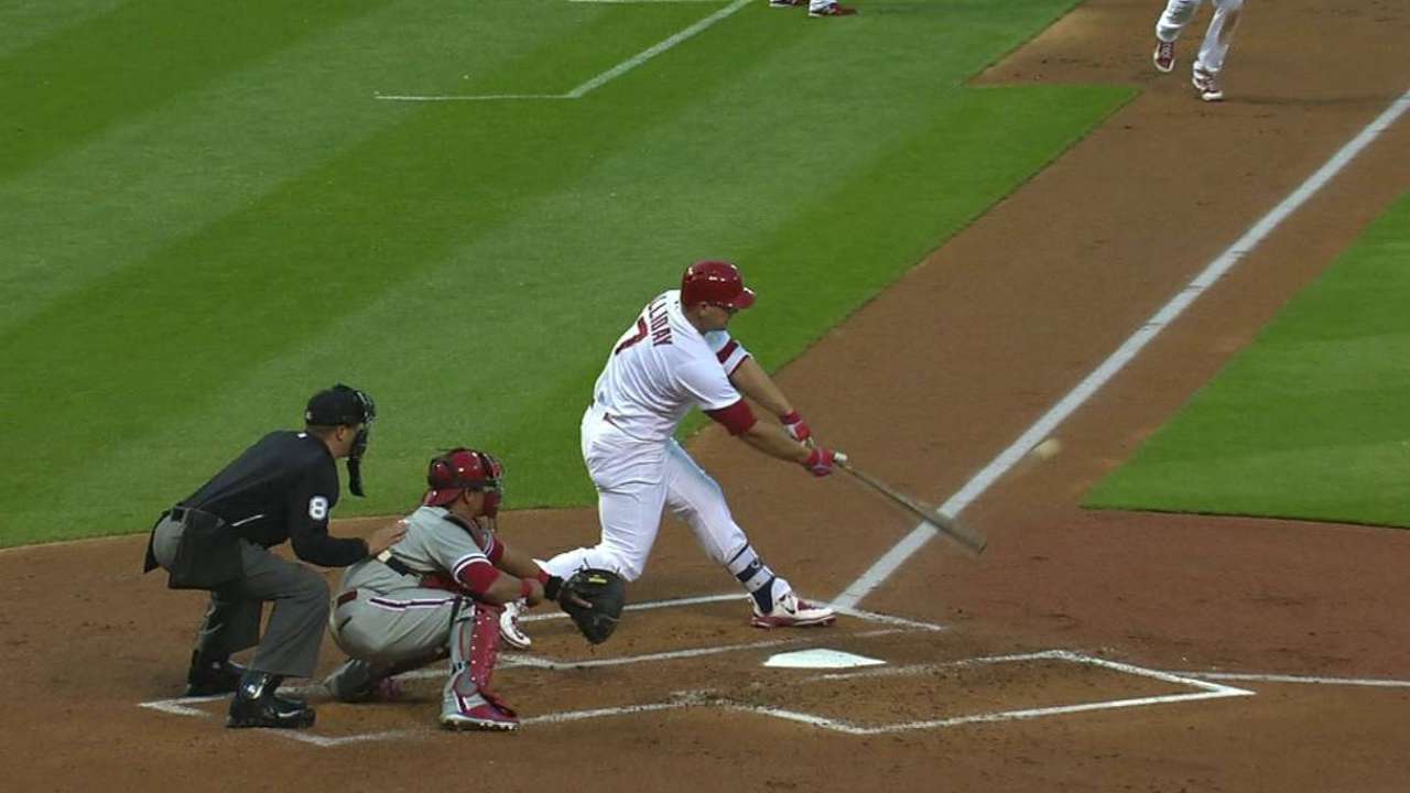 Holliday's RBI double