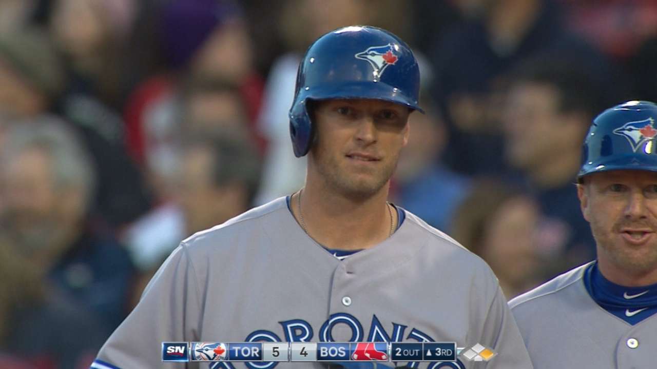 Down early, Blue Jays out-slug Red Sox to even series