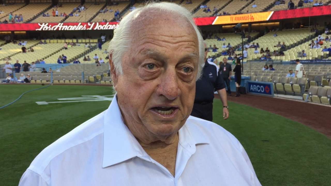 Lasorda reacts to Gibson news