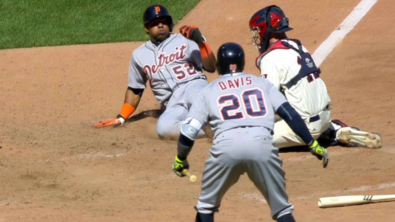 Romine's RBI single