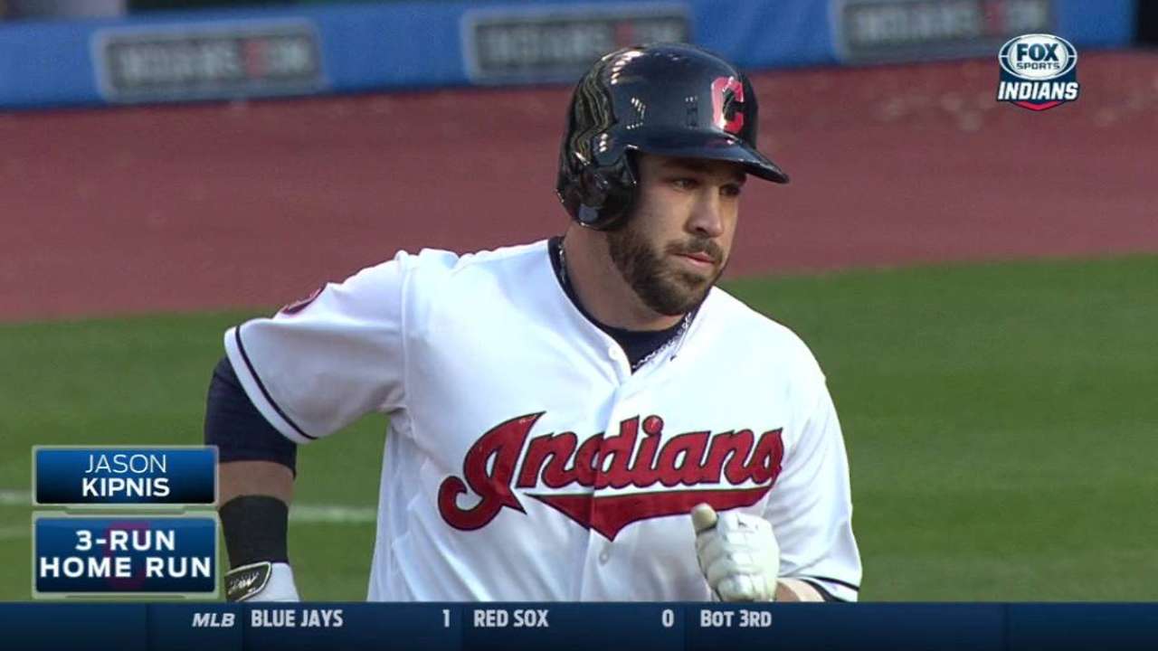 Kipnis e Indios acabaron con Ventura y los Reales