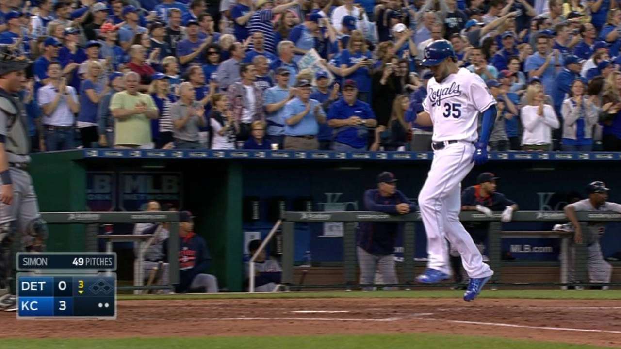 Hosmer's two-run blast