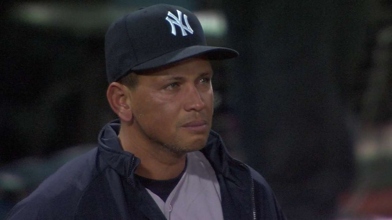 A-Rod gets emotional