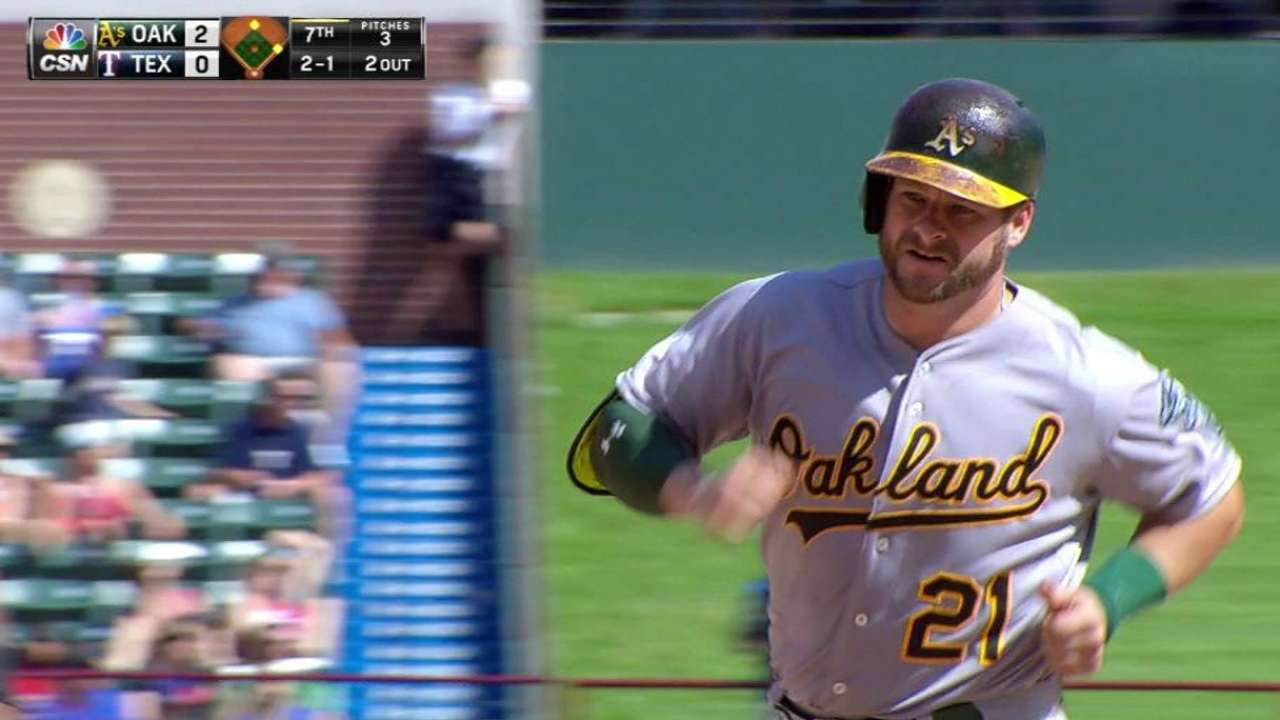 Oakland vence a Texas pese a descontrol de Gray