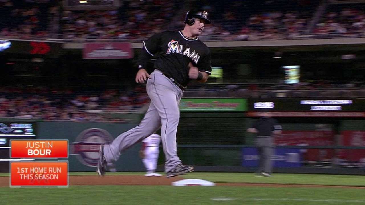 Bour's solo homer