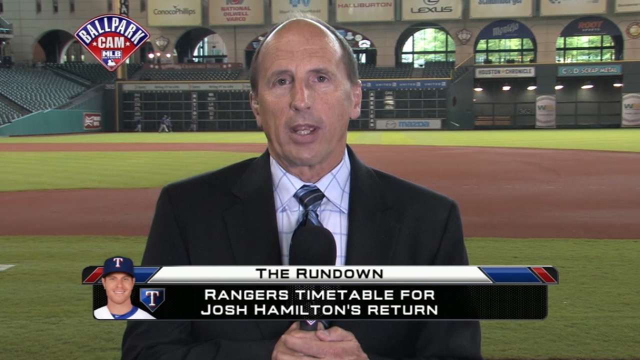 Justice discusses Rangers' news