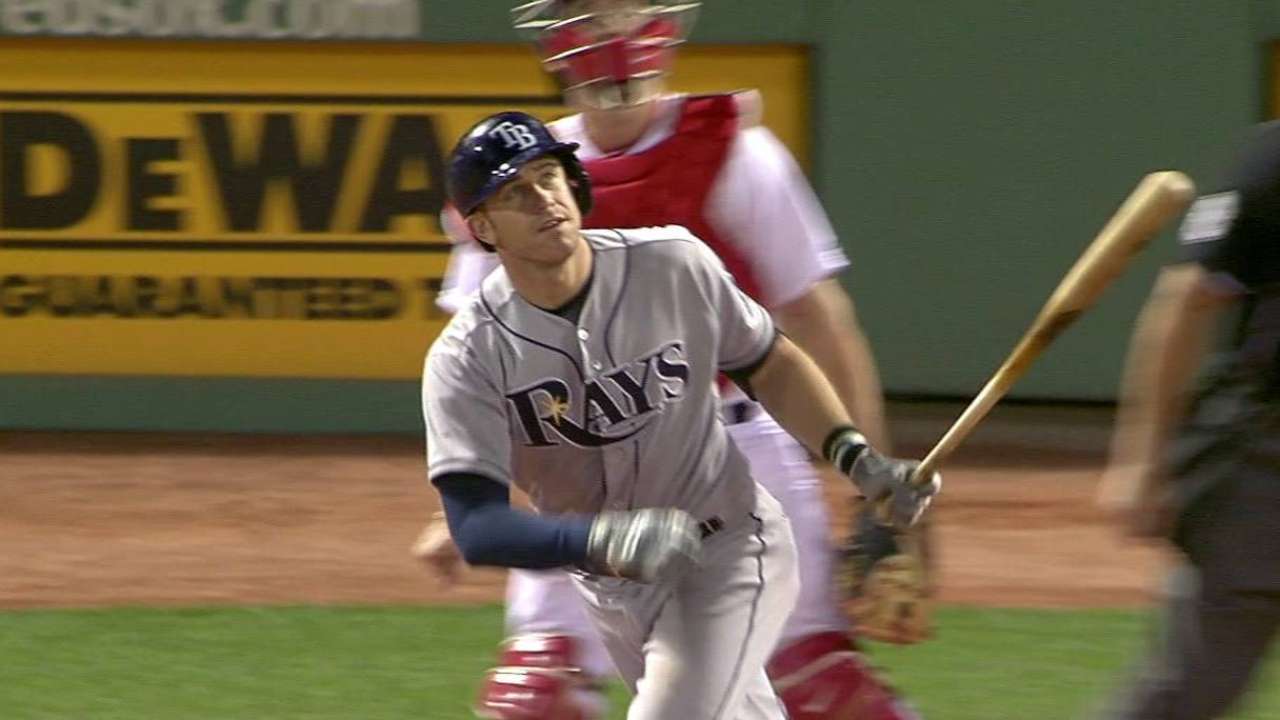 Poder de Longoria guió a Rays sobre Medias Rojas
