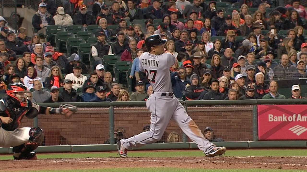 Stanton's sacrifice fly