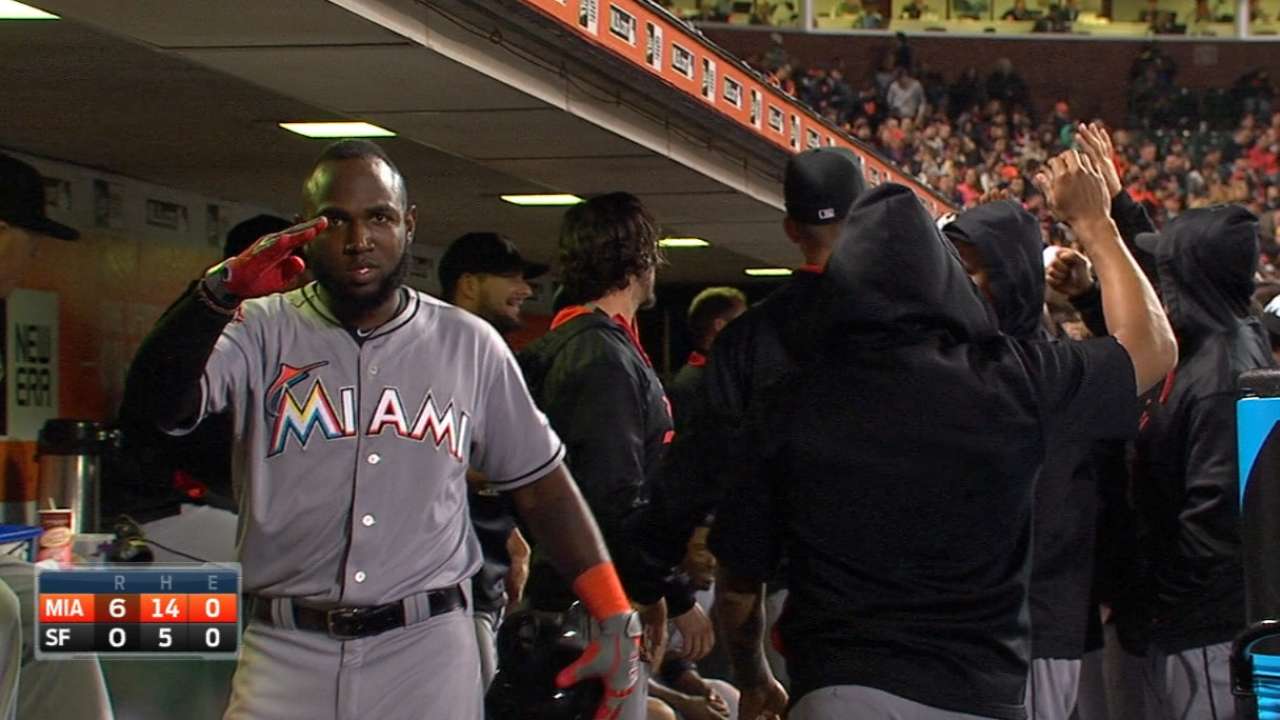 Ozuna's homer, silent treatment