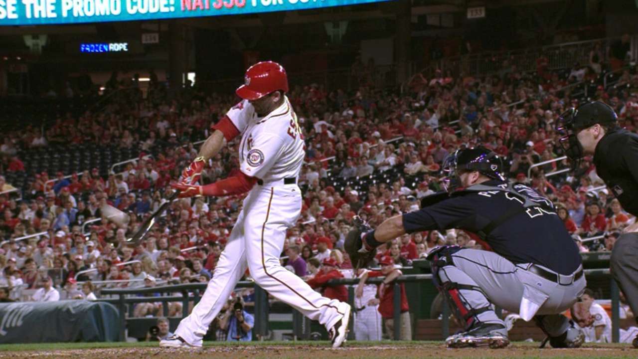 Espinosa's two-homer night