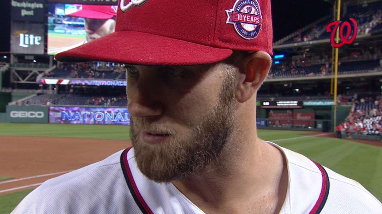 Harper clubs 5 homers in 2-game span